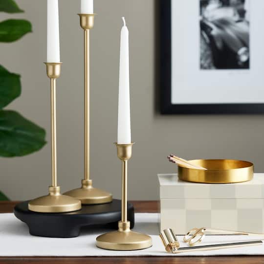 48 Pack: 8" White Taper Candle by Ashland®